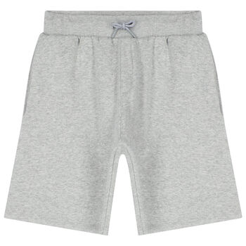 Boys Grey Logo Shorts